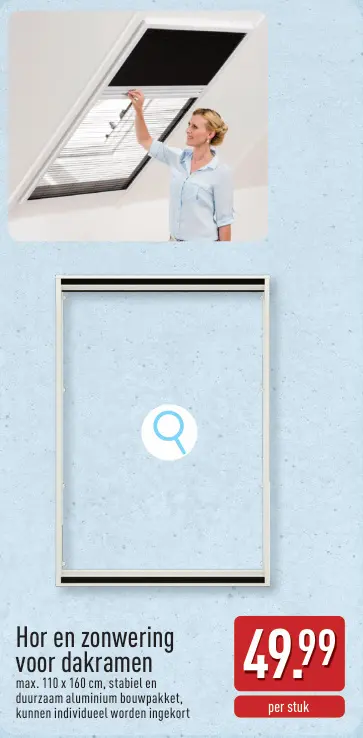 Promotie: Hor en zonwering voor dakramen