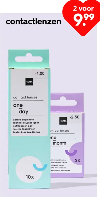 Promotie: Contactlenzen