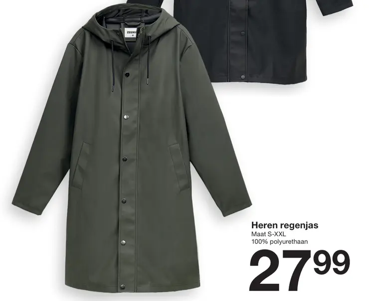 Aanbieding: Heren regenjas