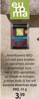 Aanbieding: Euroma American style bbq