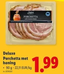 Promotie: Porchetta met honing