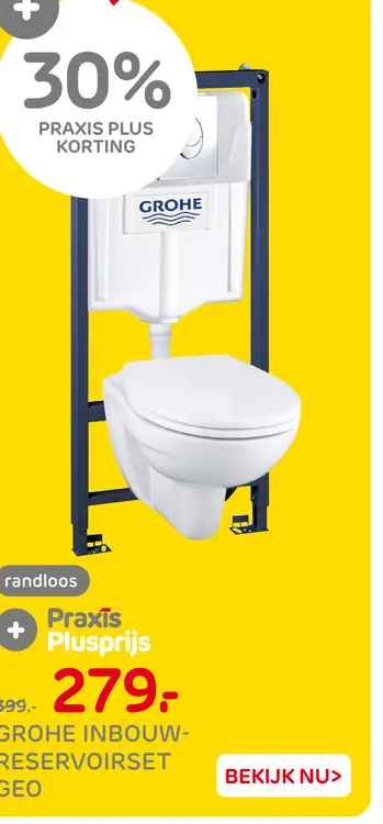 Aanbieding: Grohe inbouw-reservoirset geo
