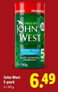 Aanbieding: 5-pack tonijn