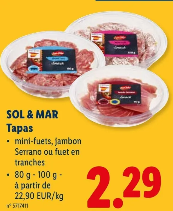Offre: Tapas