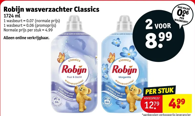 Promotie: Wasverzachter Classics