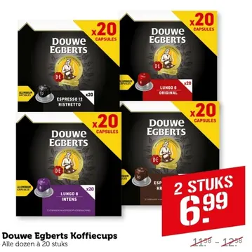 Aanbieding: Douwe Egberts Koffiecups