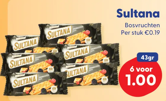 Aanbieding: Sultana Bosvruchten