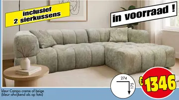 Aanbieding: kleur Campo creme of beige