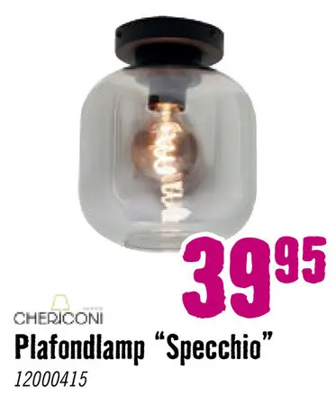Aanbieding: Plafondlamp "Specchio"