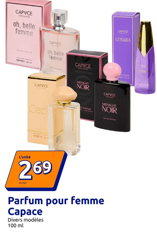 Offre: Parfum pour femme Capace 