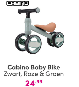 Aanbieding: Cabino Baby Bike Groen