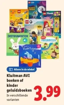 Aanbieding: Kluitman AVI boeken of kinder geluidsboeken