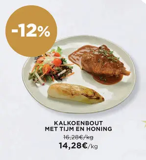 Promotie: Kalkoenbout met tijm en honing