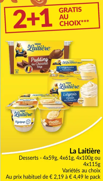 Offre: Desserts