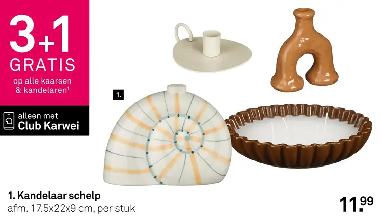 Aanbieding: Alle kaarsen & kandelaren