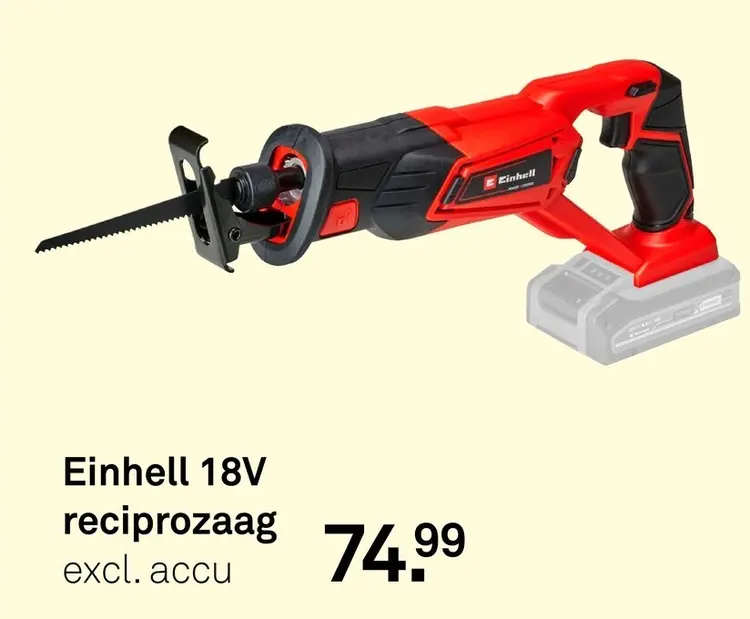 Aanbieding: 18V reciprozaag