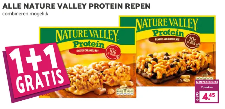 Aanbieding: Alle Nature Valley protein repen