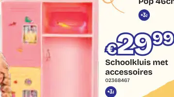 Aanbieding: Schoolkluis met accessoires