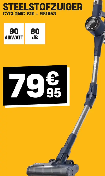 Promotie: Steelstofzuiger