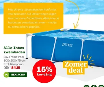 Aanbieding: Alle Intex zwembaden