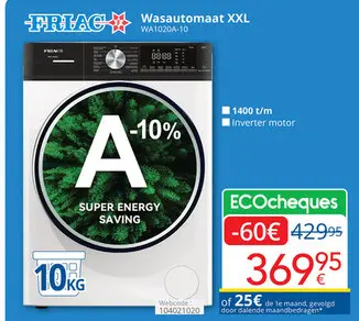 Promotie: Wasautomaat XXL