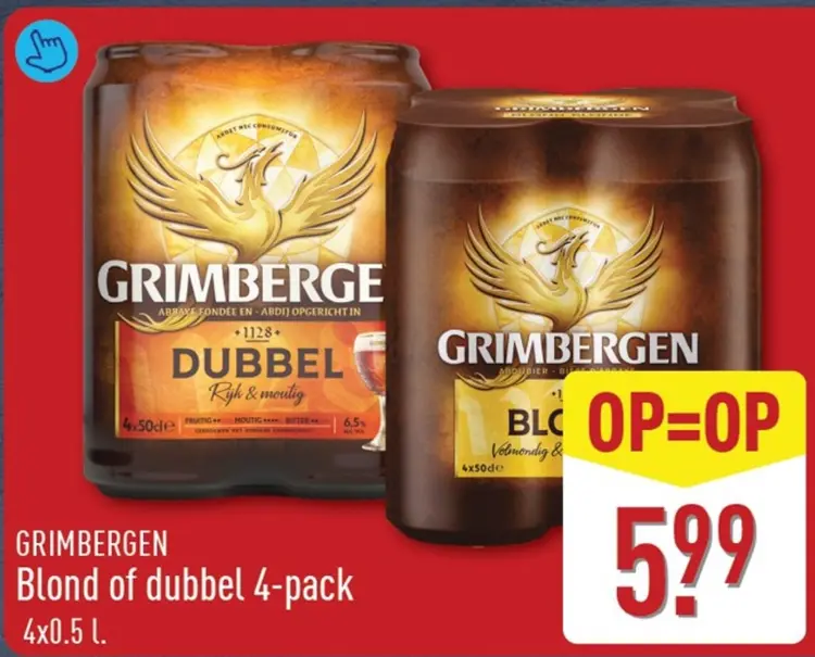 Aanbieding: Blond of dubbel 4-pack