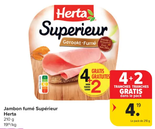 Offre: Jambon fumé Supérieur