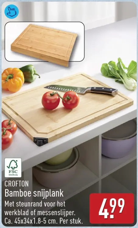 Aanbieding: Bamboe snijplank