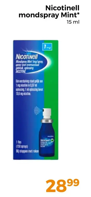 Aanbieding: Mondspray Mint 15 ml