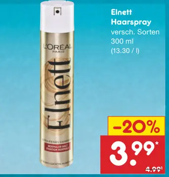 Aanbieding: Elnett Haarspray