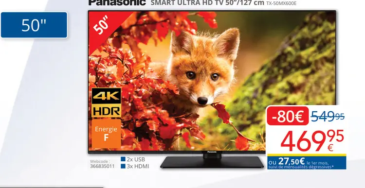 Offre: Smart ultra hd tv