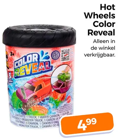 Aanbieding: Hot Wheels Color Reveal