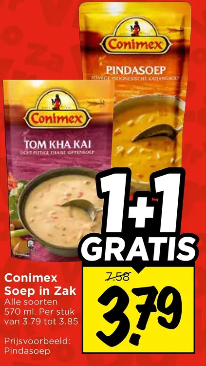 Aanbieding: Soep in Zak