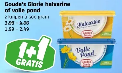 Aanbieding: halvarine of volle pond