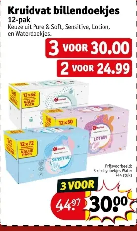 Promotie: Kruidvat billendoekjes