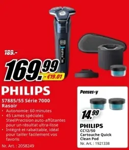 Offre: S7885/55 Série 7000 Rasoir