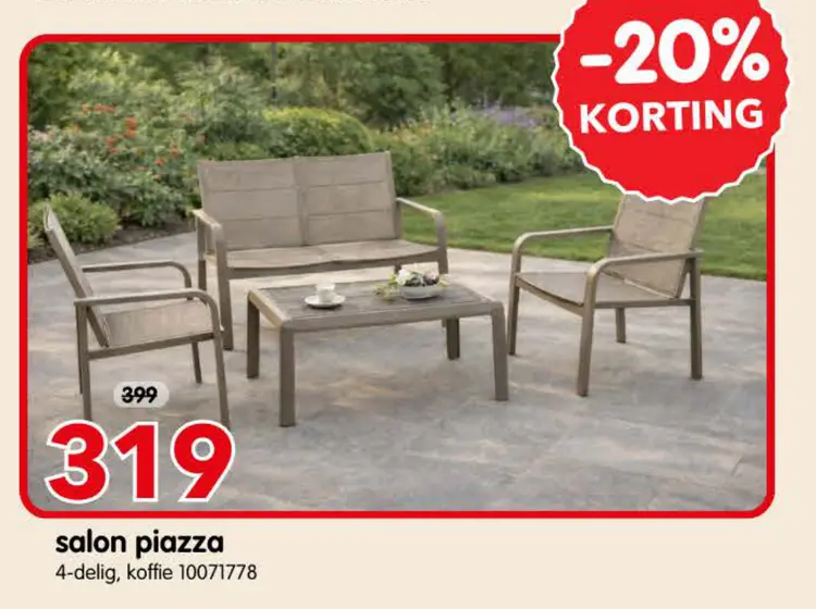 Promotie: salon piazza