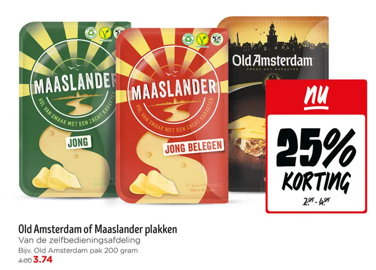 Aanbieding: Old Amsterdam of Maaslander plakken