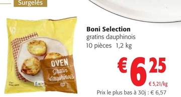 Offre: Boni Selection gratins dauphinois