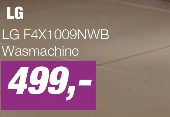 Aanbieding: LG F4X1009NWB Wasmachine