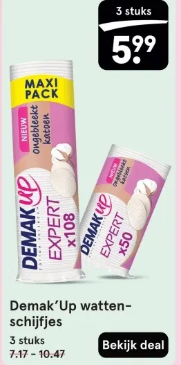 Aanbieding: Demak'Up wattenschijfjes