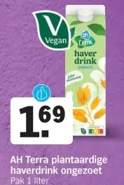 Aanbieding: Terra plantaardige haverdrink ongezoet