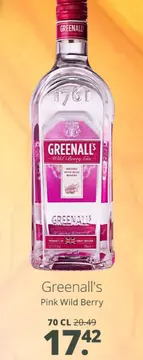 Aanbieding: Greenall's Pink Wild Berry