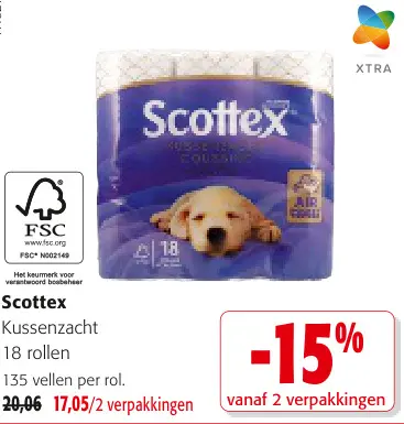 Promotie: Scottex Kussenzacht