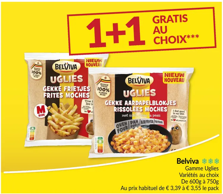 Offre: Gekke frietjes of rissolées moches