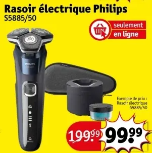 Offre: Rasoir électrique Philips S5885/50