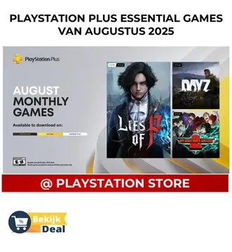 Aanbieding: Playstation plus essential games van augustus