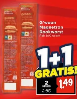 Aanbieding: Magnetron Rookworst