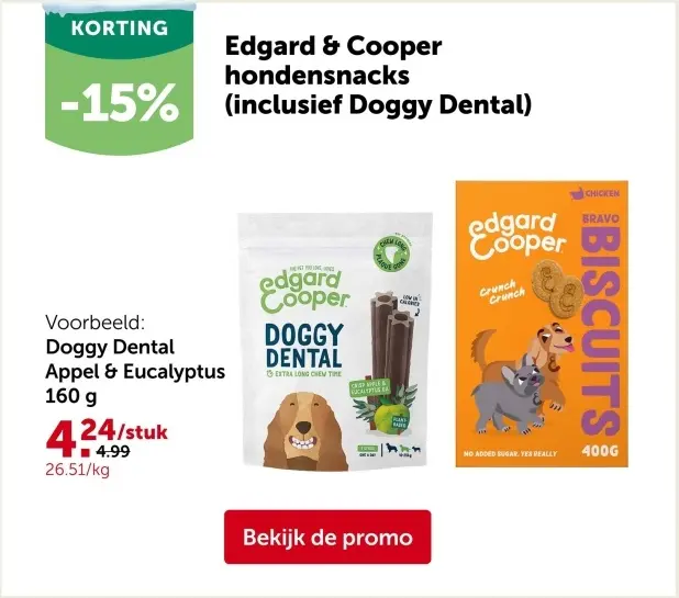 Promotie: hondensnacks