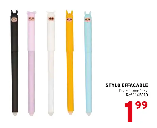 Offre: Stylo Effacable